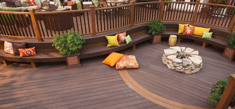 Gray TREX Decking in Monrovia, CA