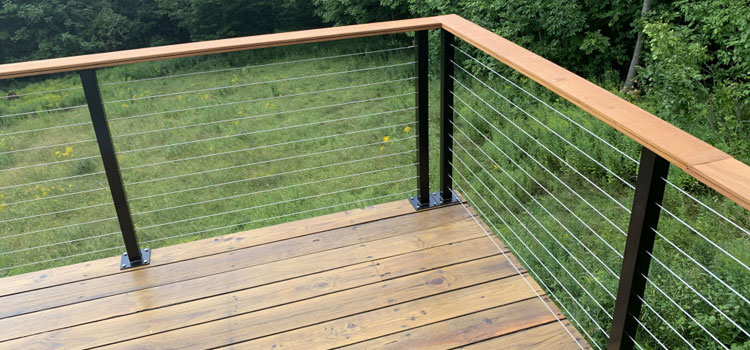 Installing Deck Cable Railing in Monrovia, CA